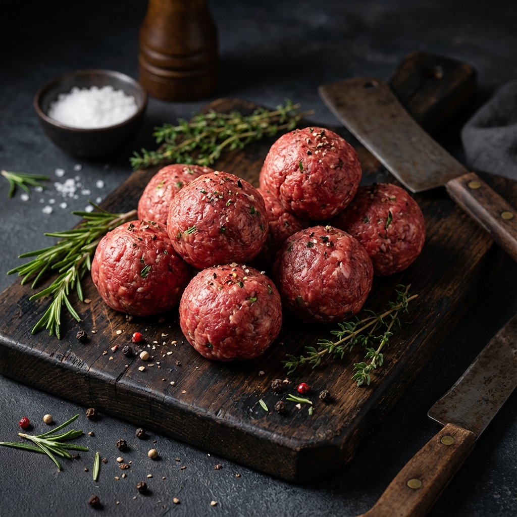 קציצות בקר עגולות